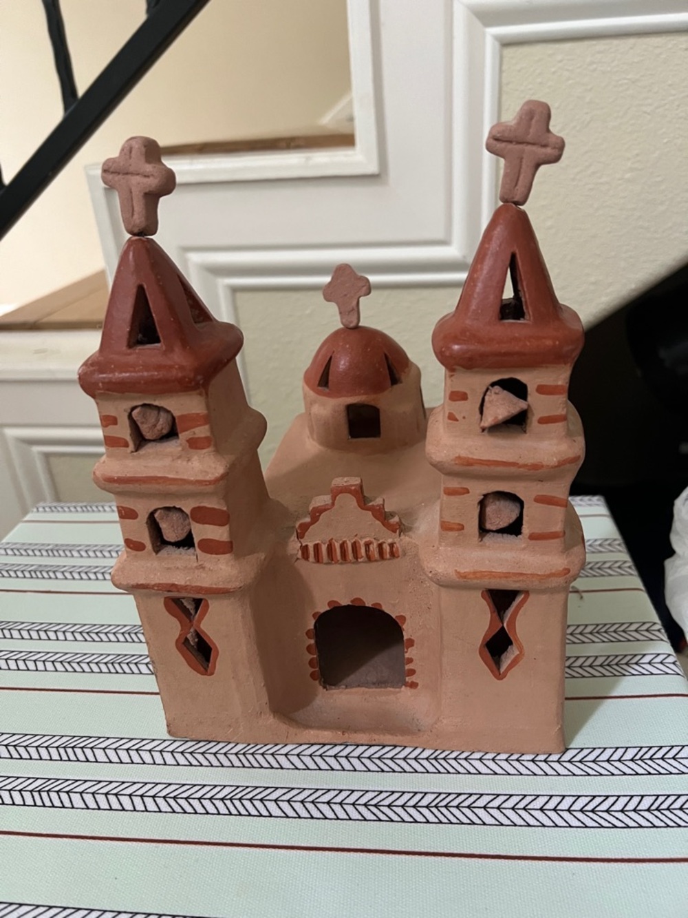 Vintage Mexico Pottery cathedral vintage